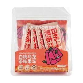 White Peach Oolong Jelly 14.1 oz【Milk Tea Toppings/Dessert Drinks DIY】