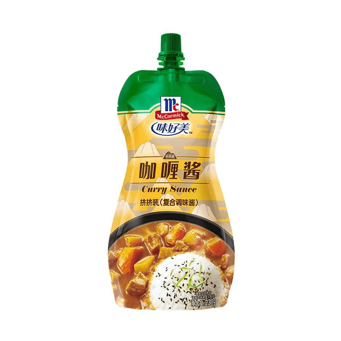 【中国直邮】 味好美 喱酱日式咖喱鱼蛋牛肉调味料230g*1袋