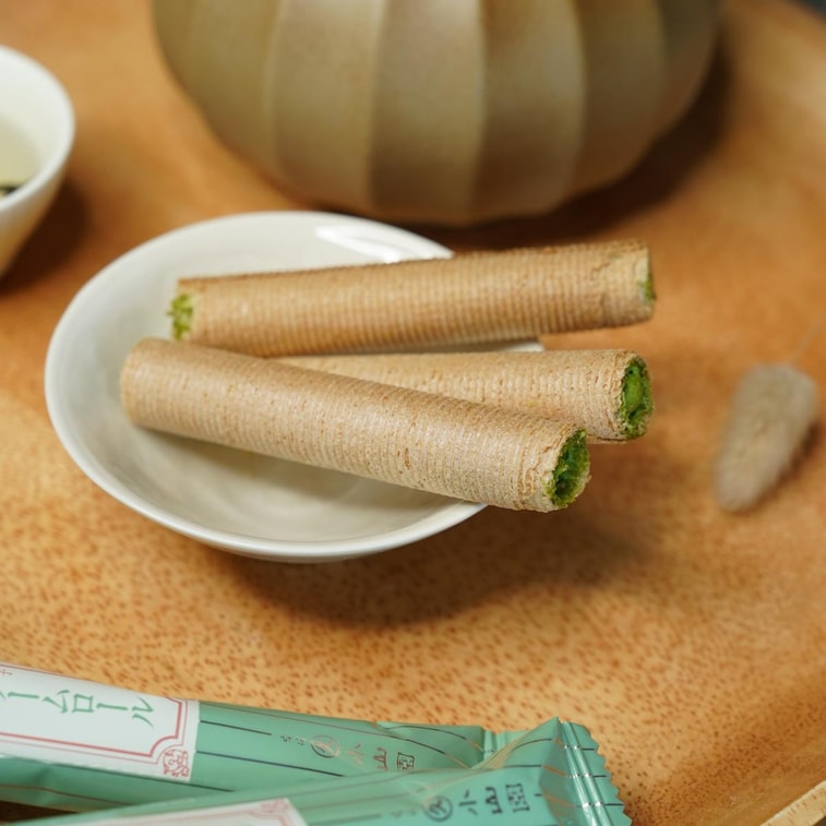 Marukyu Koyamaen Matcha Cream Roll, Pack of 10 3