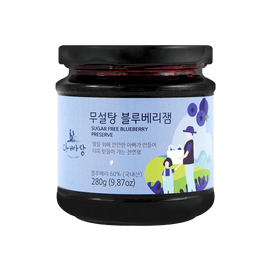 Natural Jam For Kid Children Toddlers, Sugar Free Blueberry Preserve, 280g