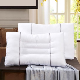 カシアシード＆ガマの穂枕 - 天然ハーブ配合の睡眠補助ネックピロー 70*、17.7インチ、2個セット