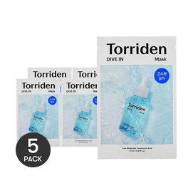 Dive In Low Molecule Hyaluronic Acid Mask 27ml *5