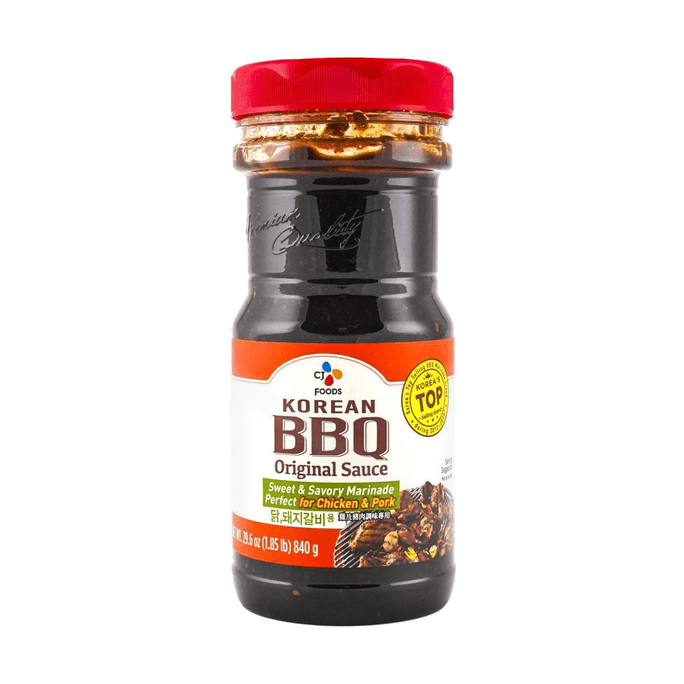 Korean BBQ Original Sauce Sweet& Savory Marinade Perfect For Chicken & Pork ,29.6 oz