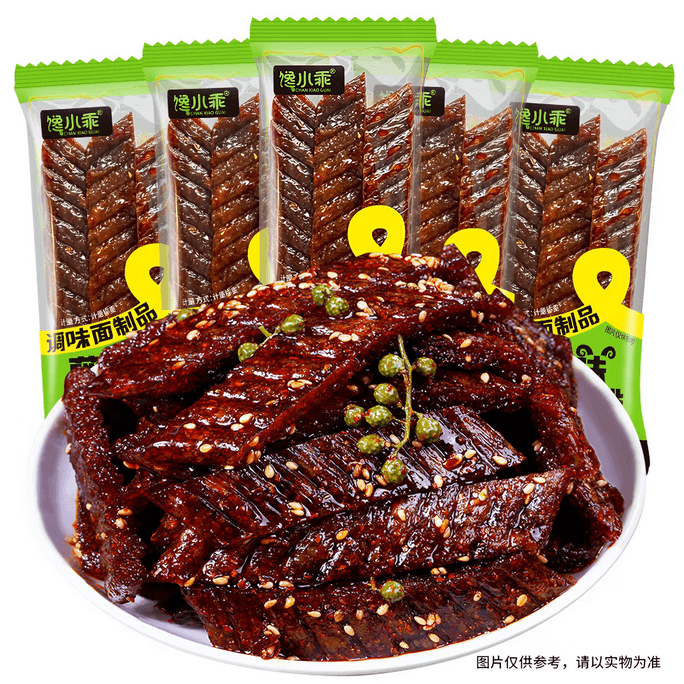 【 Teng Jiao Su Yang Pai 매운맛 스트립 】 20g * 5팩, 후난 특산 드라마 시청 간식, 인터넷 유명 간식으로 식욕을 만족시키세요