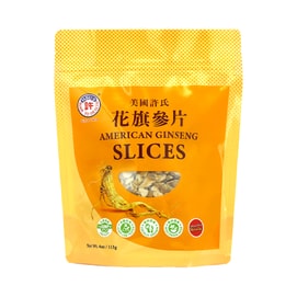 HSU'S American Ginseng Mixed Medium-Small Slices 4oz in bag
