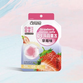 Konjac Jelly Strawberry Flavor 126g/8Pack 0cal 0 fat