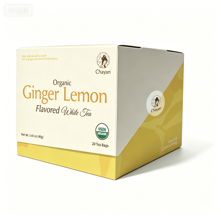 茶颜悦色 有机柠檬姜味白茶 20枚入40g【USDA认证】【20枚超值装】温润风味袋泡白茶 日常养生茶饮 独立包装茶包 送礼推荐 10