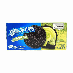 Matcha & Ice Cream Flavor Sandwich Biscuits 6.84oz【Ice Cream Flavor】【Matcha Flavor】