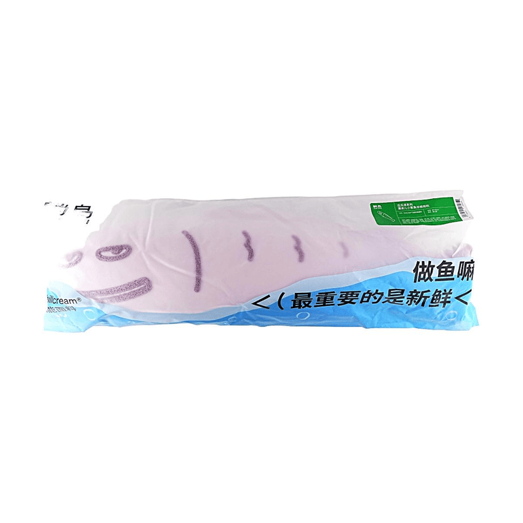 Cool Ice Silk Cooling Pillow Purple Fish Shaped Sleep Support Pillow 34.25×7.87×5.91in 10