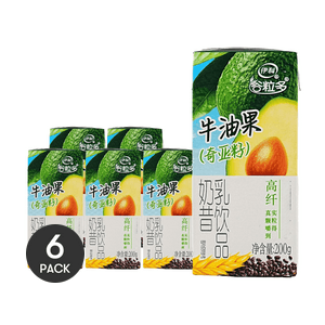 곡물 음료 아보카도 & 치아 씨드 7.05 oz *6【6팩】【고섬유질 밀크셰이크】【진짜 곡물】