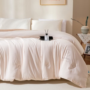 Silk Duvet For Winter 200x230cm 4kg Light Pink