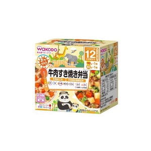 Baby food for 12 months+ beef rice 110g + Japanese style beef stew 80g