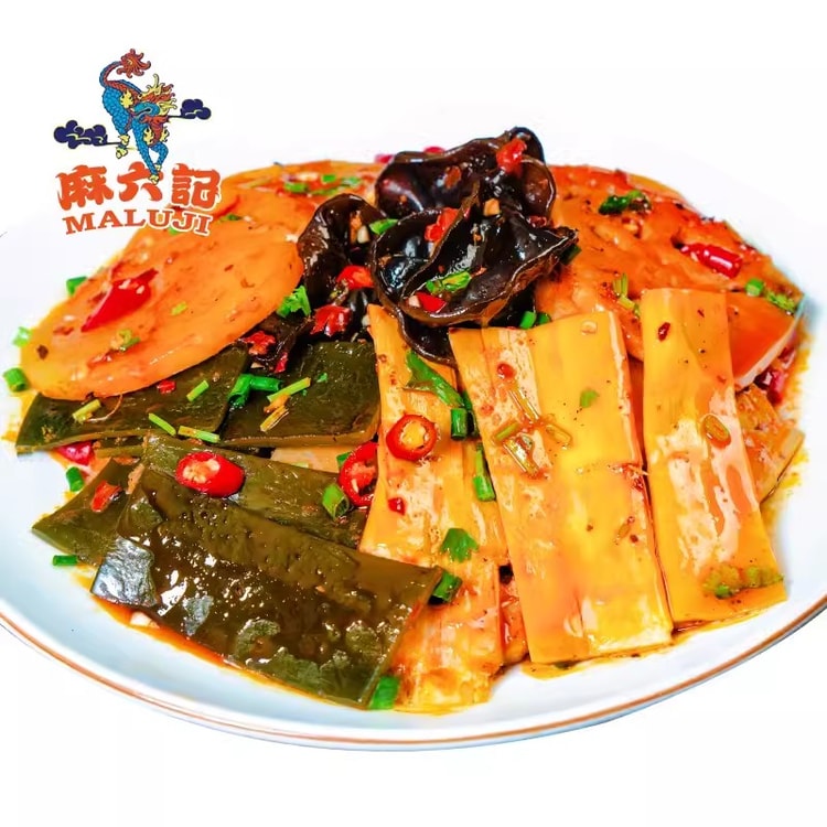中國直郵】麻六記乾拌麻辣燙麻辣燙麻辣拌芝麻方便速食袋裝懶人宵