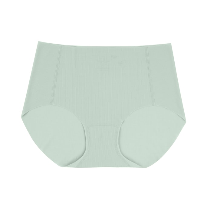 One Size Cooling Mid-Waist Panty. Light Green