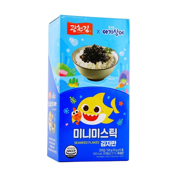 韩国KWANGCHEONKIM广川 有机海苔紫菜 150g【传统即食包饭用】