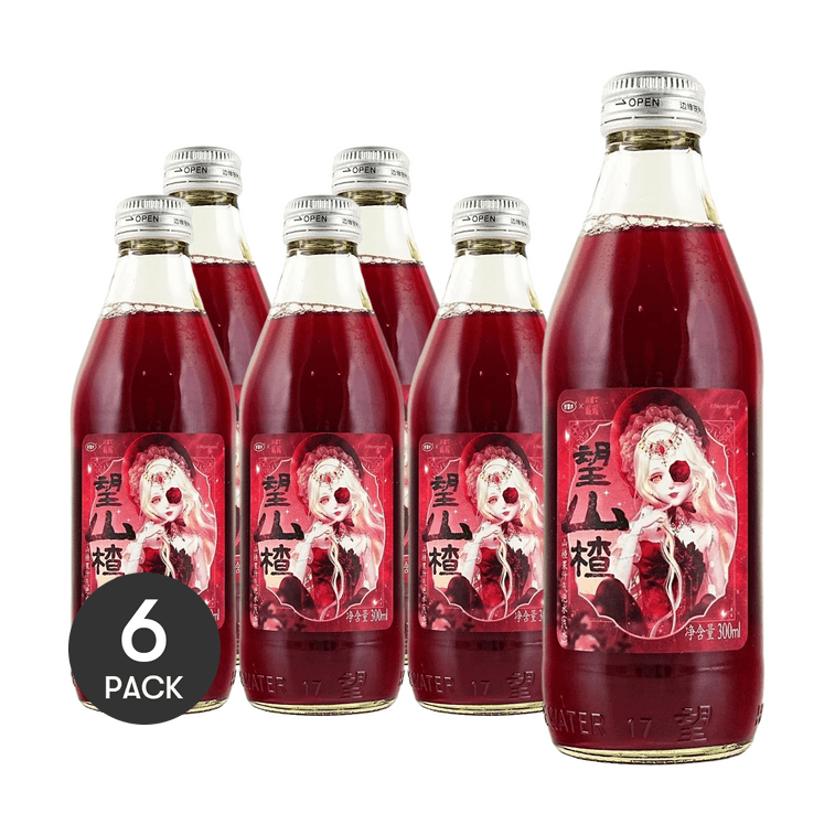 Hawthorn Soda - Sweet Sparkling Fruit Soft Drink, 10.14 fl oz*6【6 Pack】【Packaging May Vary】 4