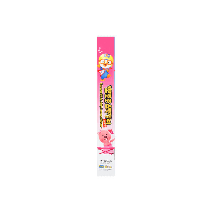 Lemon Pororo Jelly Stick - Chewy Candy, 0.84oz