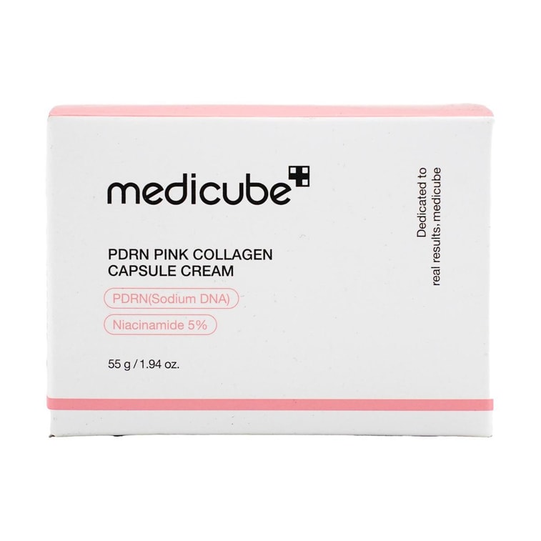 PDRN Pink Collagen Capsule Cream 55g 1.94 oz + PDRN Pink Peptide Serum, 1.01fl.oz. 【Value Pack】 7