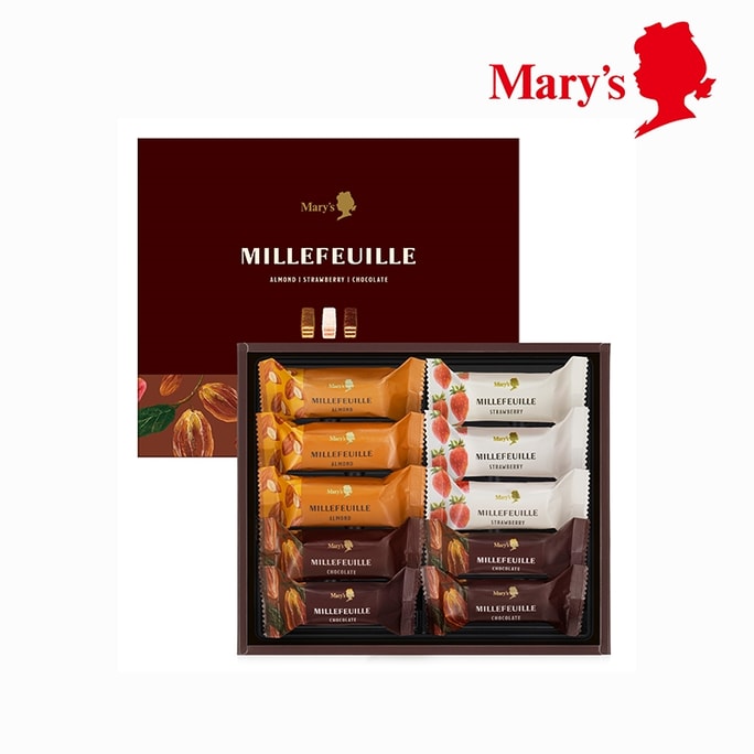 JAPAN MERRY CHOCOLATE MILLE-FEUILLE 10 PIECES