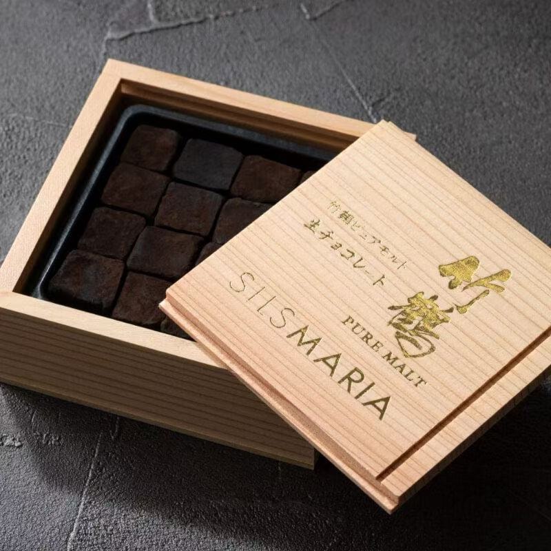 日本直送】シルスマリア 生チョコレート 竹鶴ウイスキー味 16個入り