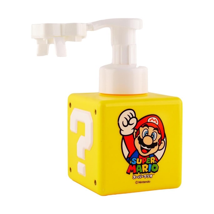 日本NINTENDO任天堂 超級瑪利歐 泡沫按壓瓶 洗手液分裝瓶子 500ml