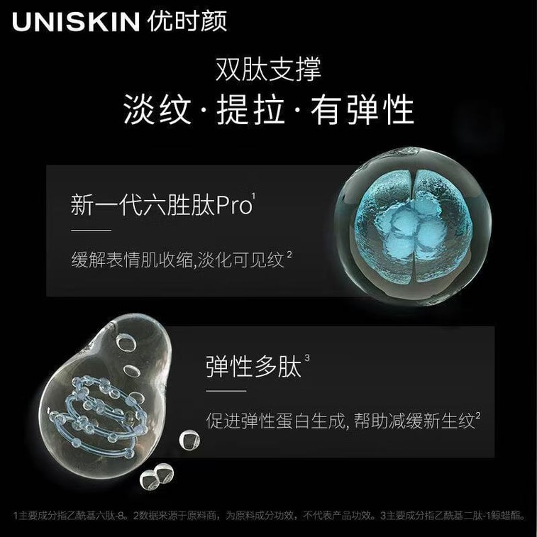 【中国直送】U-Time ブラックグラビティエッセンスセット：ダブルレチノール＆ダブルペプチド配合、抗酸化作用、ハリ＆アンチエイジング、毛穴とほうれい線の改善、30g＋5gサンプル 7