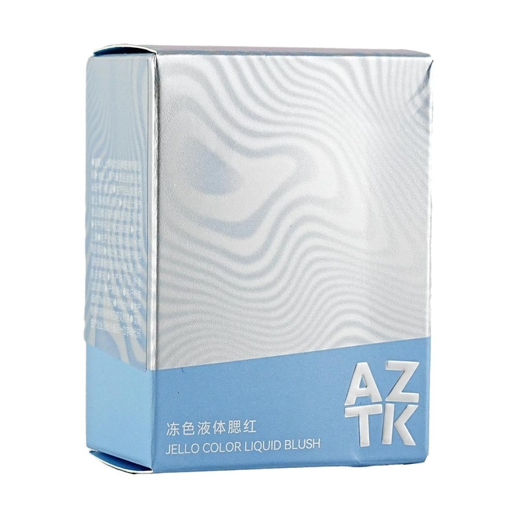 AZTK 凍色液體腮紅膏泥 水感通透水粉調色 5ml #JC02 藍莓奶昔 膨脹色 冷調紫粉 偏白/偏橄欖膚色 8