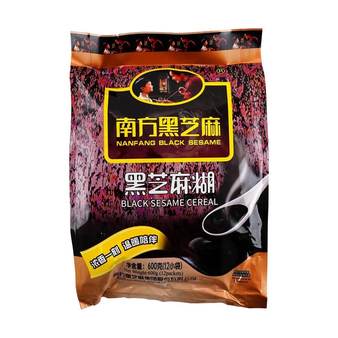 Black Sesame Cereal ,Original Flavor, 21.2 oz