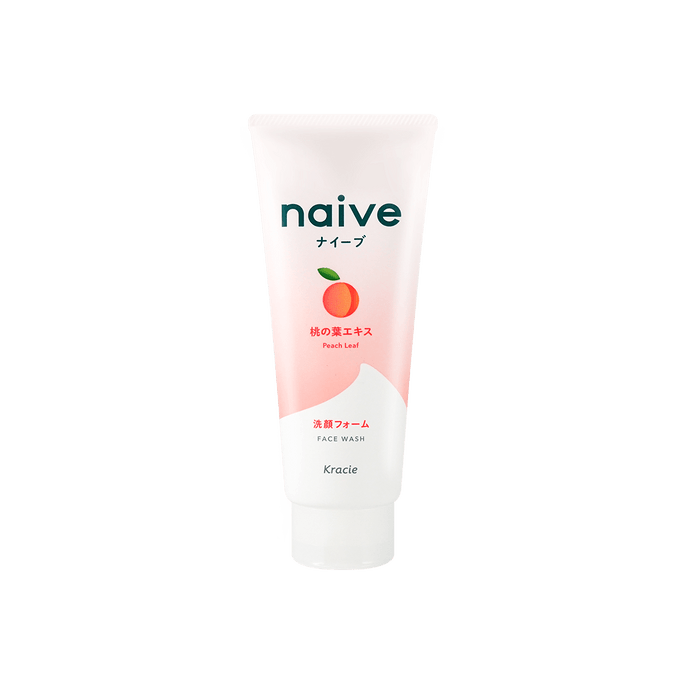 NAIVE Face Wash Peach 130g