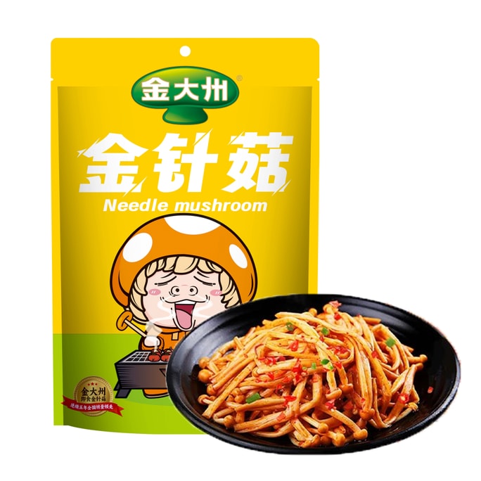 진다저우 플라물리나 버섯, 즉석식품, 바비큐 풍미 절임 야채, 150g