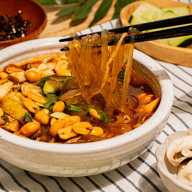 食族人 酸辣粉 即食宵夜地瓜粉 260g【一整個筍尖巨滿足】 4