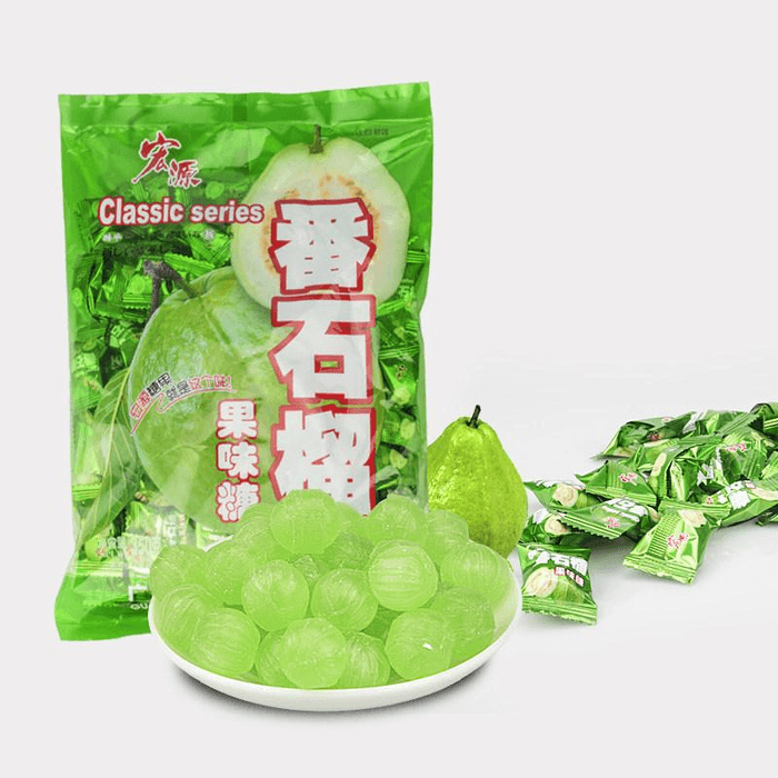 宏源 番石榴糖果水果果糖休闲零食 350g/袋