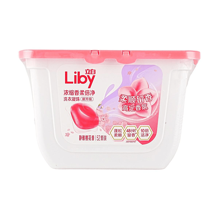 立白 濃縮香柔倍淨洗衣凝珠 高效率潔淨去污 8g×52 超值裝 3