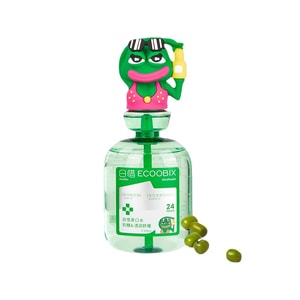 【中国直邮】 白惜 【悲伤蛙联名】绿豆冰沙抗糖漱口水 瓶装净白留香抑菌清新口气持久防蛀 410ml