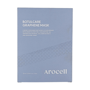 Botulcare Graphene Mask 5 Sheets 0.85 fl oz【Graphene Microcurrent Anti-Wrinkle Firming】