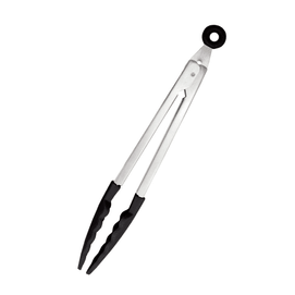 HENCKELS Stainless Steel Silicone Tongs 9-inch / Stainless Steel