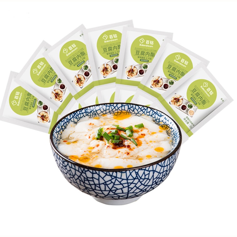 **Angel Super-Success Rate Glucose Delta-Lactone 3g x 10 Sachets | Specialized Tofu Pudding & Douhua Coagulant, Easy to Use for Homemade Savory or Spi 10