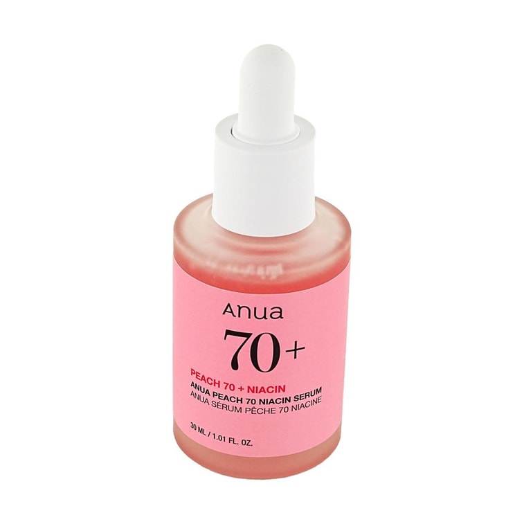 韩国ANUA安宇安 桃子70%烟酰胺美白精华 30ml 提亮肤色 舒缓修护 深层补水 焕亮 4