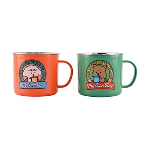 Stainless Mug Cup 2pcs Set My Buddy 300ml