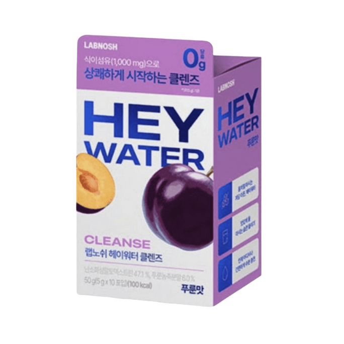 HEY WATER LIGHT Prune Flavor 1.76oz(50g) 5g X 10 Sachets