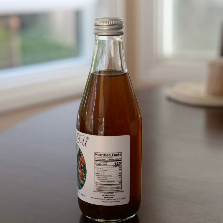 美國 Dr. Su枸杞元氣飲 6x12oz 100%全天然 0添加 0防腐 枸杞味 草本氣泡飲 美國製造 (冰飲更加) 6