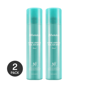 韓國JM SOLUTION肌司研 青光海洋珍珠防曬噴霧 提亮煥白 SPF50+/PA++++ 180ml *2【2份超值裝】