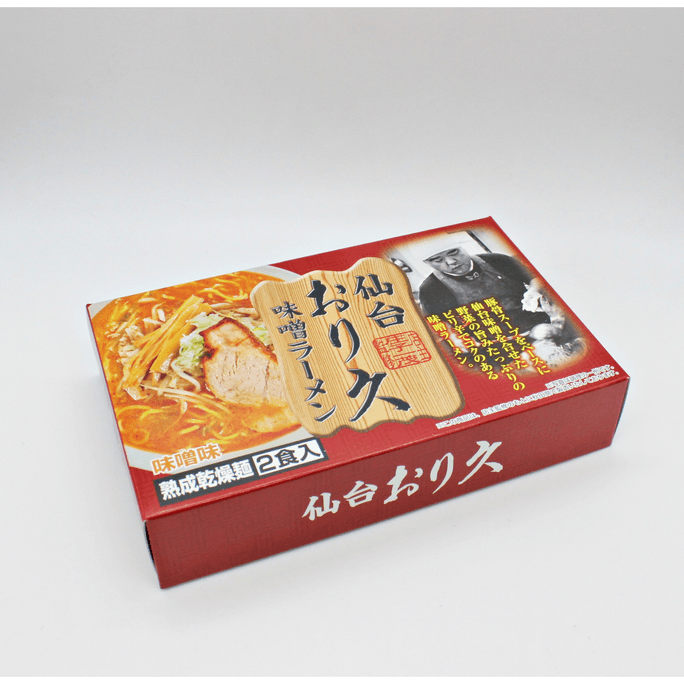 日本 【POP】COOKLND 日本のご当地仙台人気店 おりくラーメン 即席麺 2食入 210g