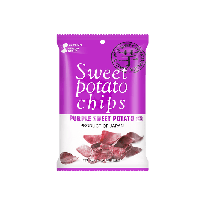 Purple Sweet Potato Chips - Sweet and Crunchy, 3.52oz