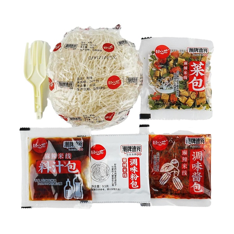 田小花 经典麻辣米线 冲泡即食 桶装 107g*6桶【超值装】【川渝风味】 5