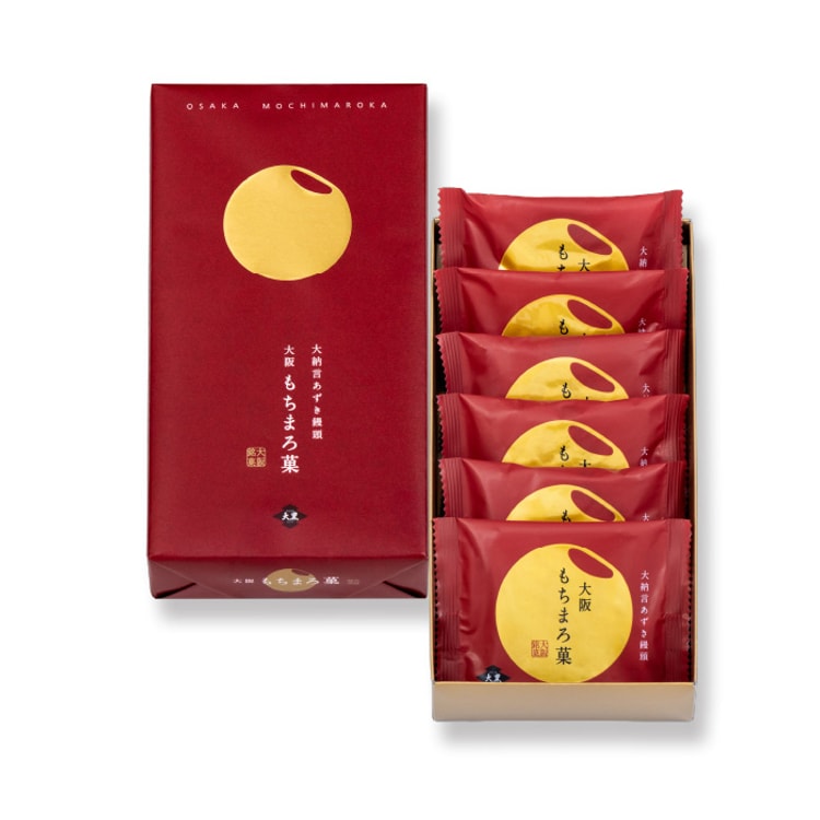Osaka Souvenir Red Bean Manju Pancake 6 Pieces - Yami.com