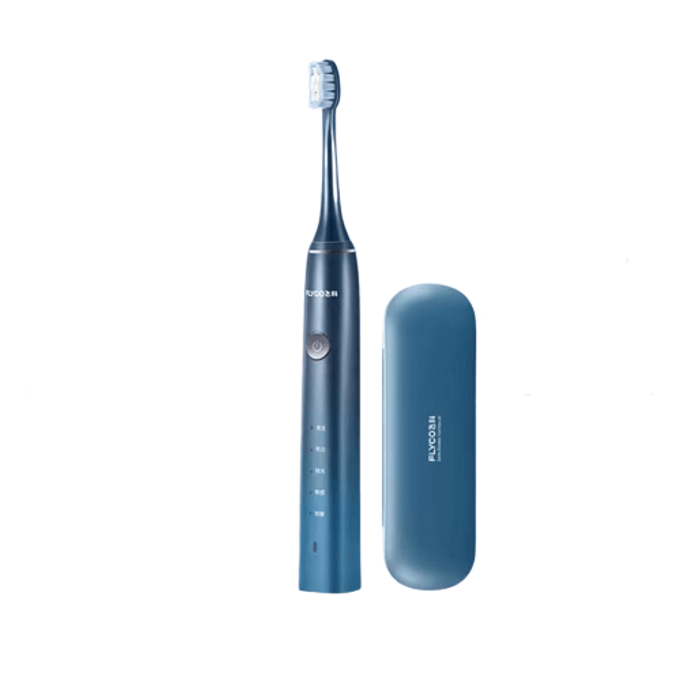 Sonic Electric Toothbrush Couple Set Rechargeable Deep Sea Blue