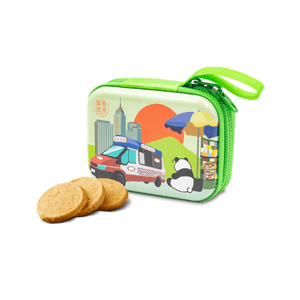 Butter Crispy Cookies with Organic flour Mini Gift Box - HONGKONG Stories (Ice Cream Van) 30g