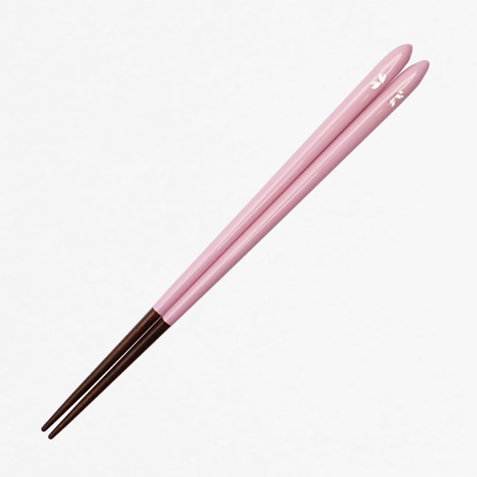 Japanese Dishwasher-Safe Chopsticks Sakura Girl Baby Pink – Medium