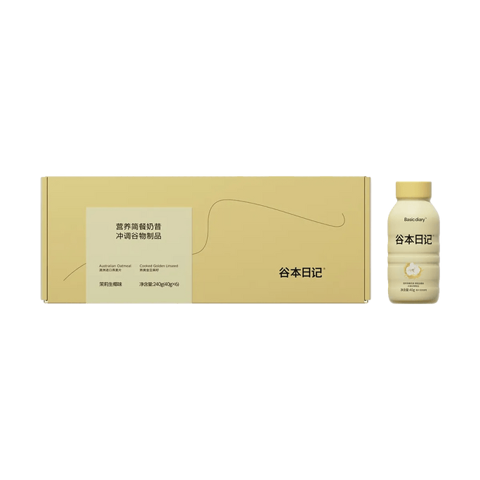 谷本日记 高蛋白奶昔40g*6瓶 茉莉生椰味